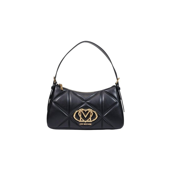 Love Moschino Polyurethane shoulder bag in black