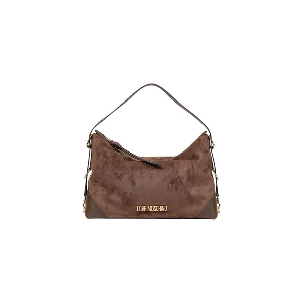 Love Moschino Polyester shoulder bag in brown