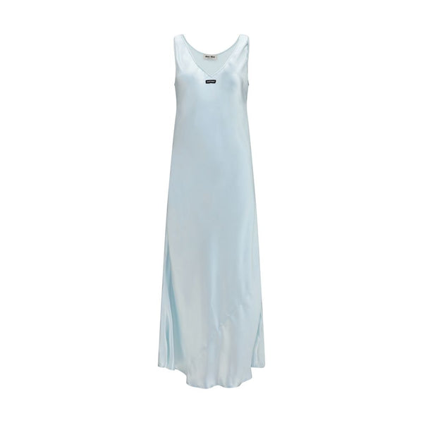 Miu Miu 100% Viscose dress in blue