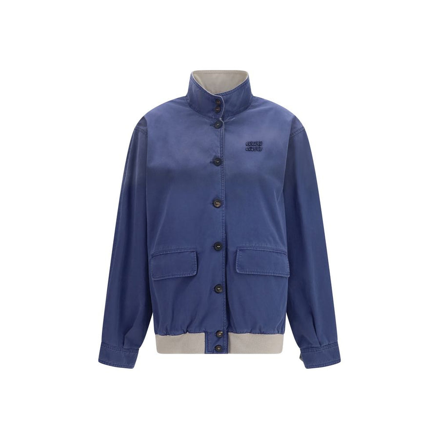 Miu Miu 100% Cotton jacket in blue