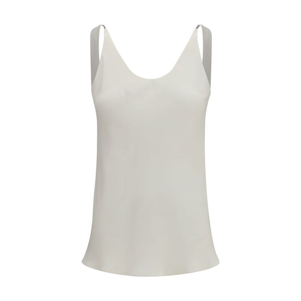 Brunello Cucinelli 100% Silk blouse in beige