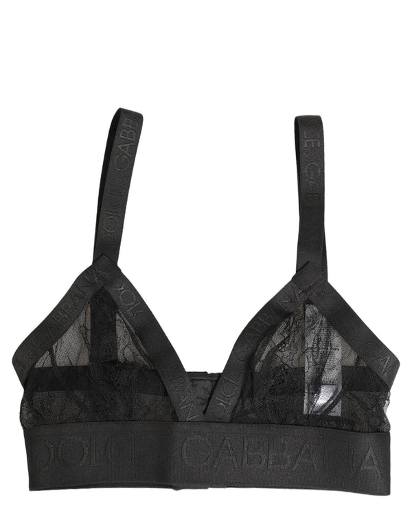 Dolce & Gabbana 21% Elastane brassiere in black