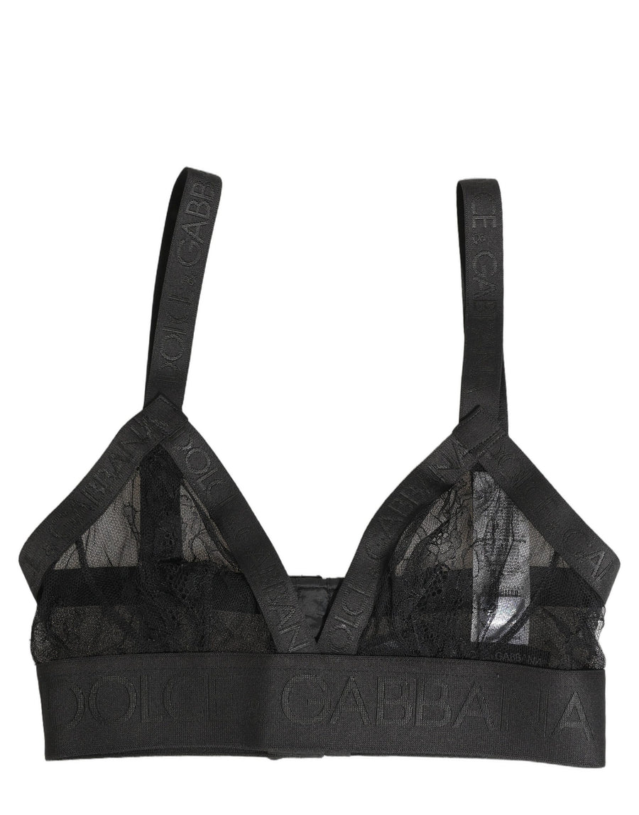 Dolce & Gabbana 21% Elastane brassiere in black