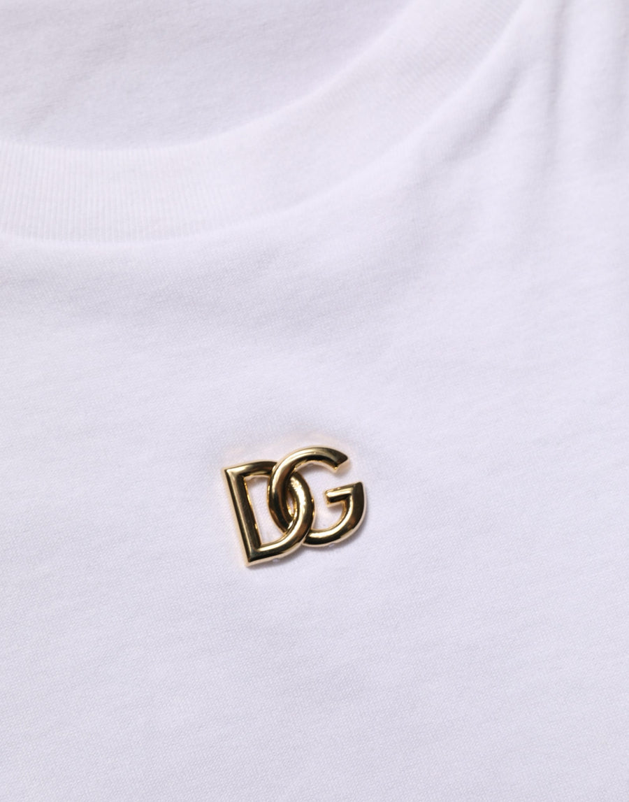 Dolce & Gabbana 100% Cotton t-shirt in white