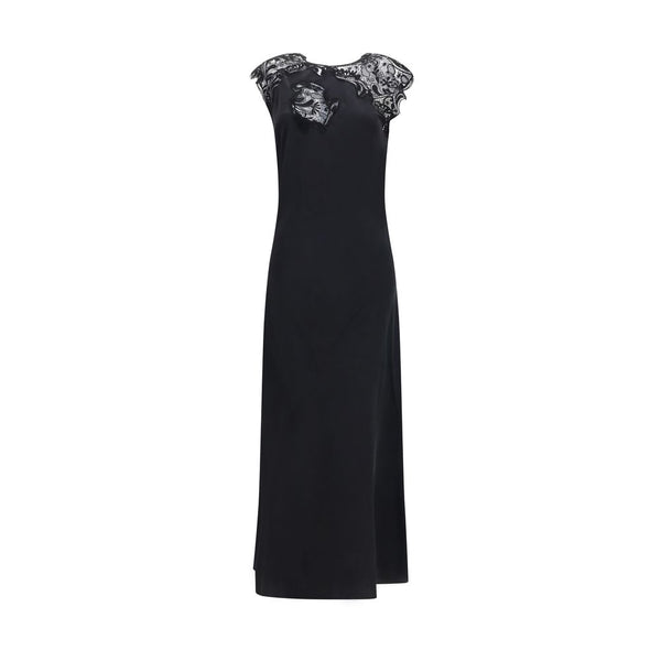 Ferragamo 100% Silk dress in black