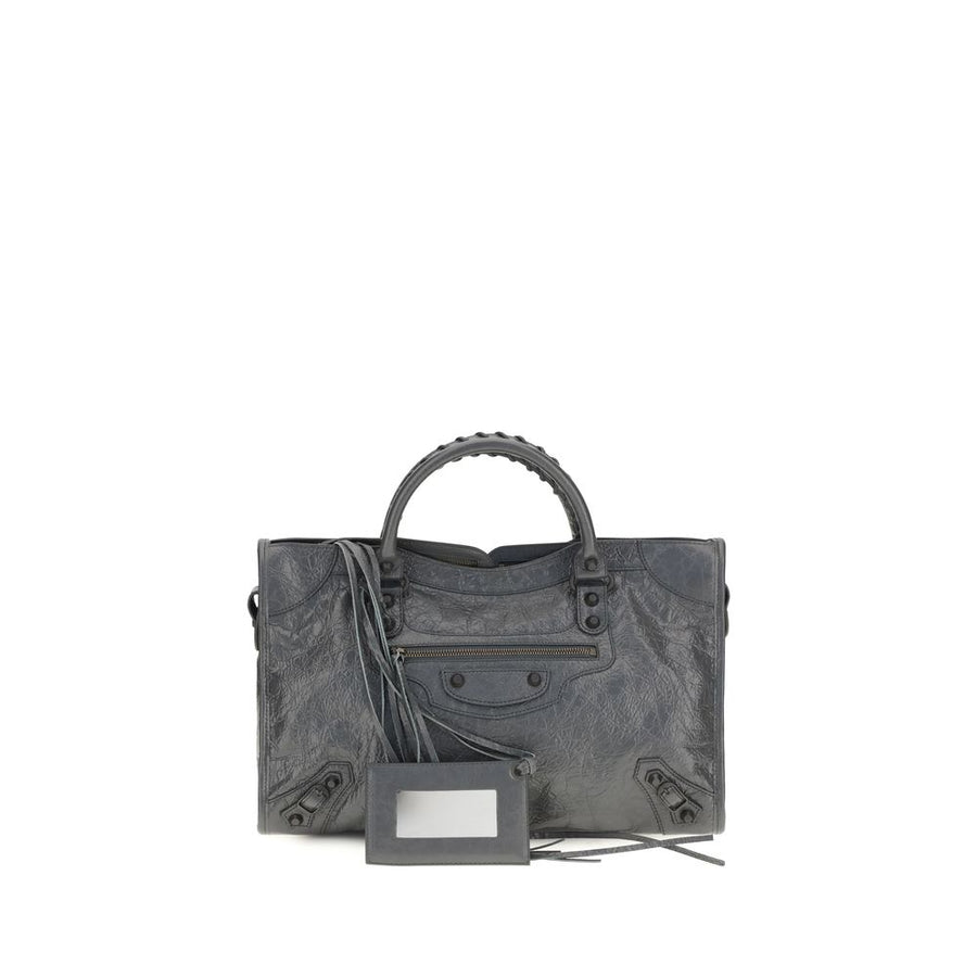 Balenciaga 100% Lamb Ovis Aries shoulder bag in gray