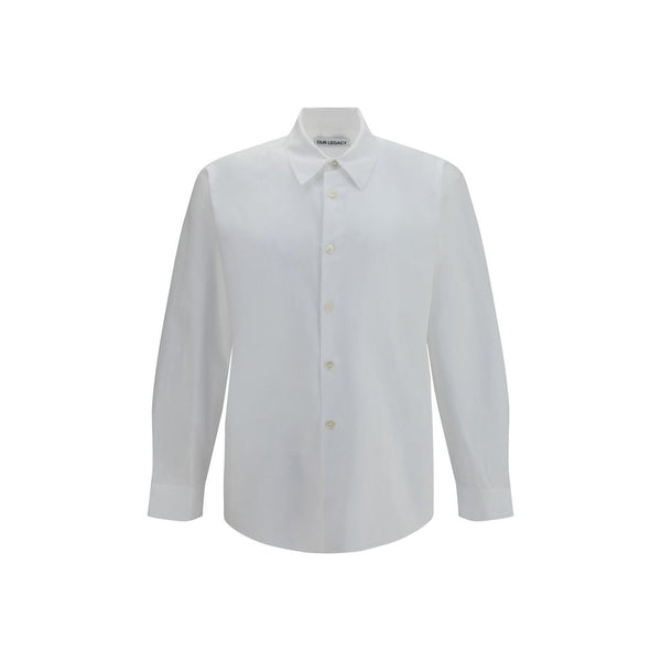 Our Legacy 58% Lyocell shirt in white