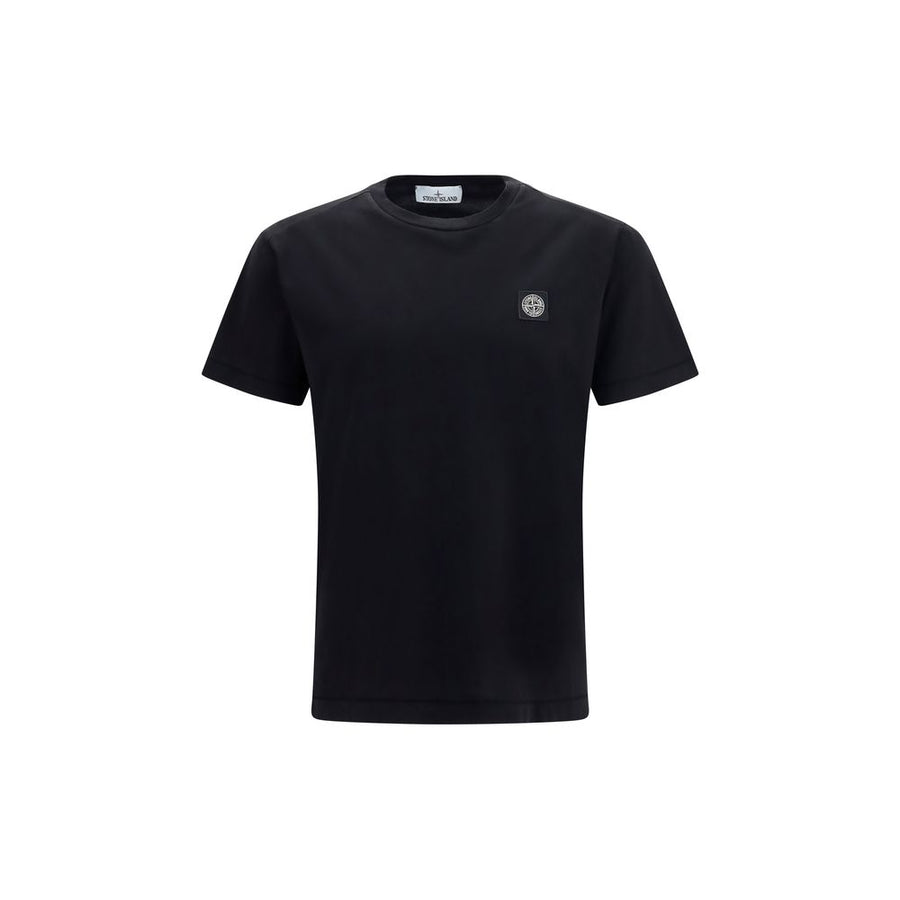 Stone Island 100% Cotton t-shirt in black