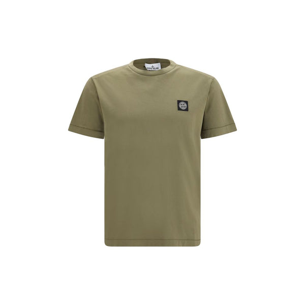 Stone Island 100% Cotton t-shirt in beige
