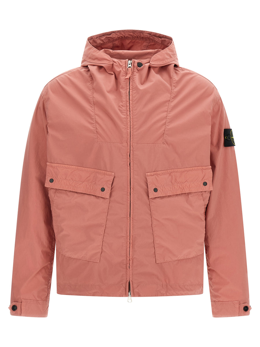 Stone Island 64% Polyester jacket in pink