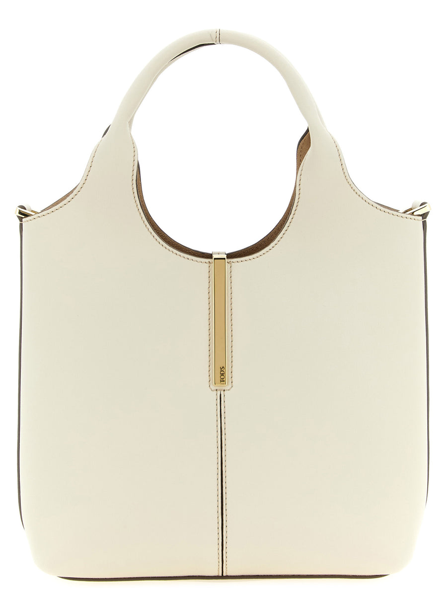 Tod's 100% Calfskin Leather tote bag in white