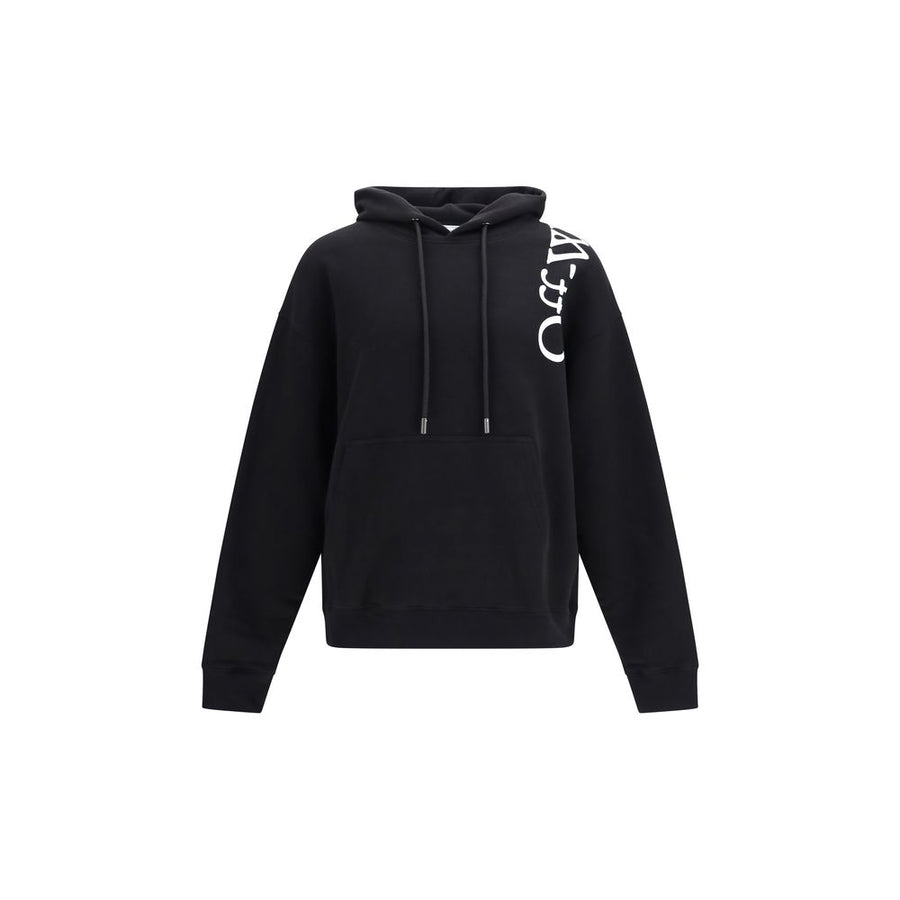Off-White 100% Cotton hoodie in black