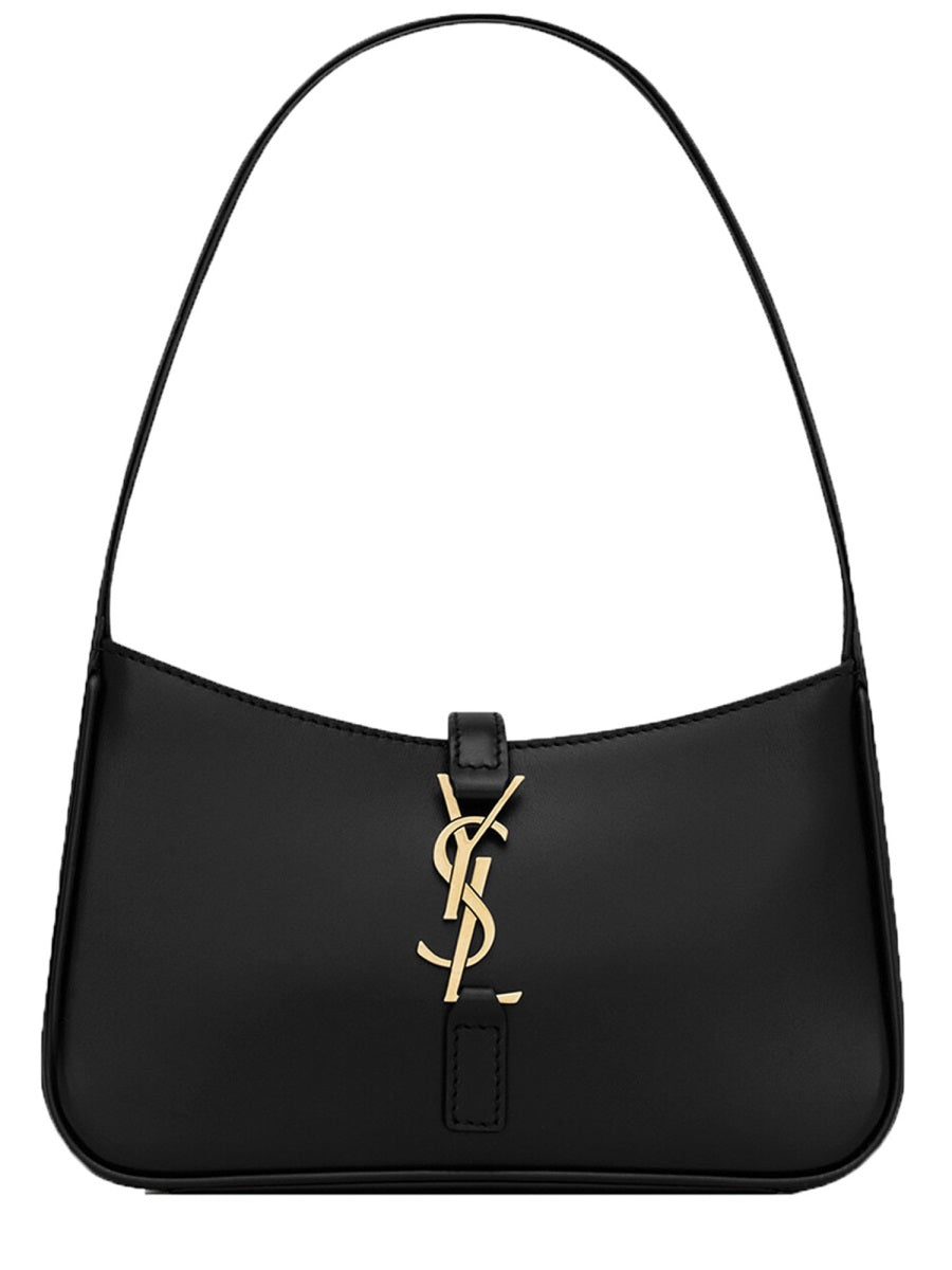 Le 5 À 7 Mini Hobo Bag Black Calf Leather Shoulder