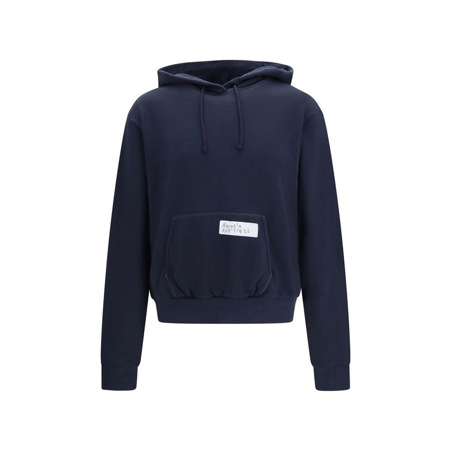 Maison Margiela 100% Cotton hoodie in navy