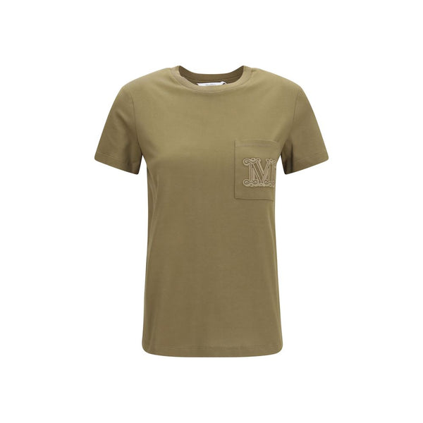Max Mara 100% Cotton t-shirt in beige