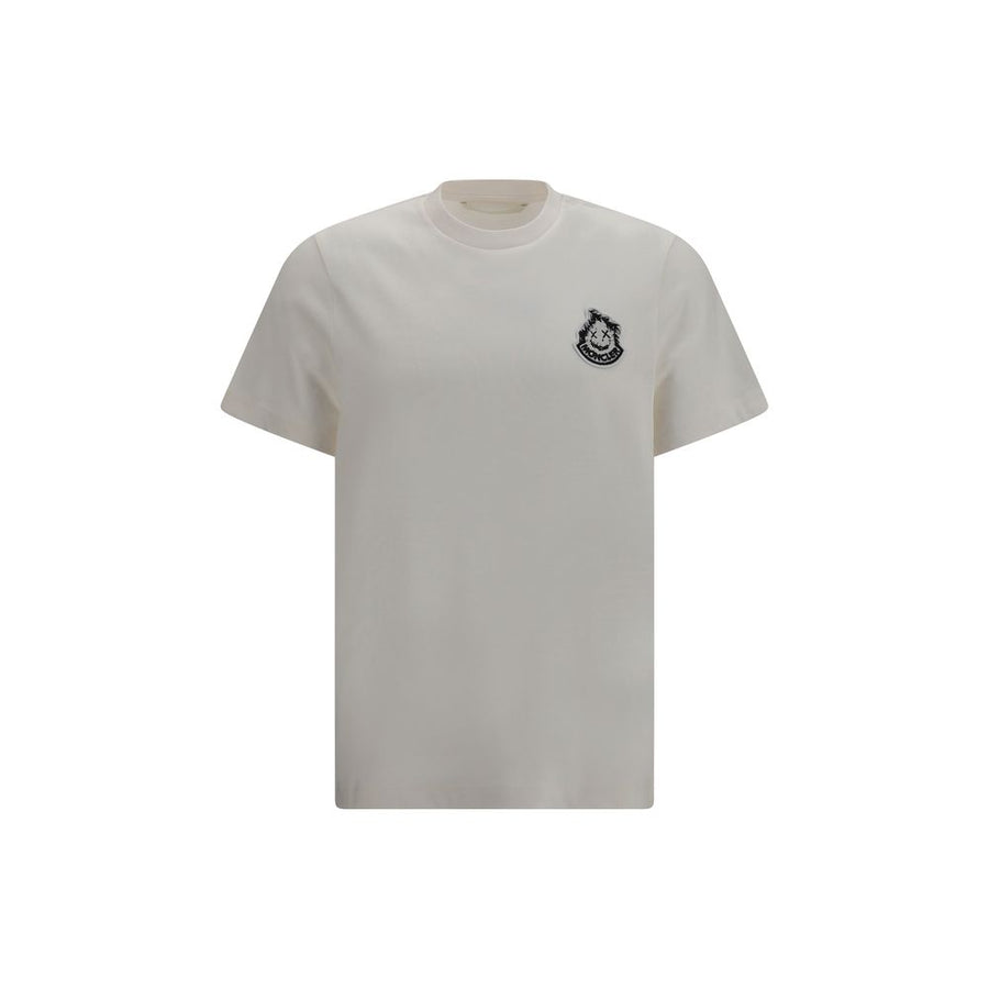 Moncler 100% Cotton t-shirt in beige