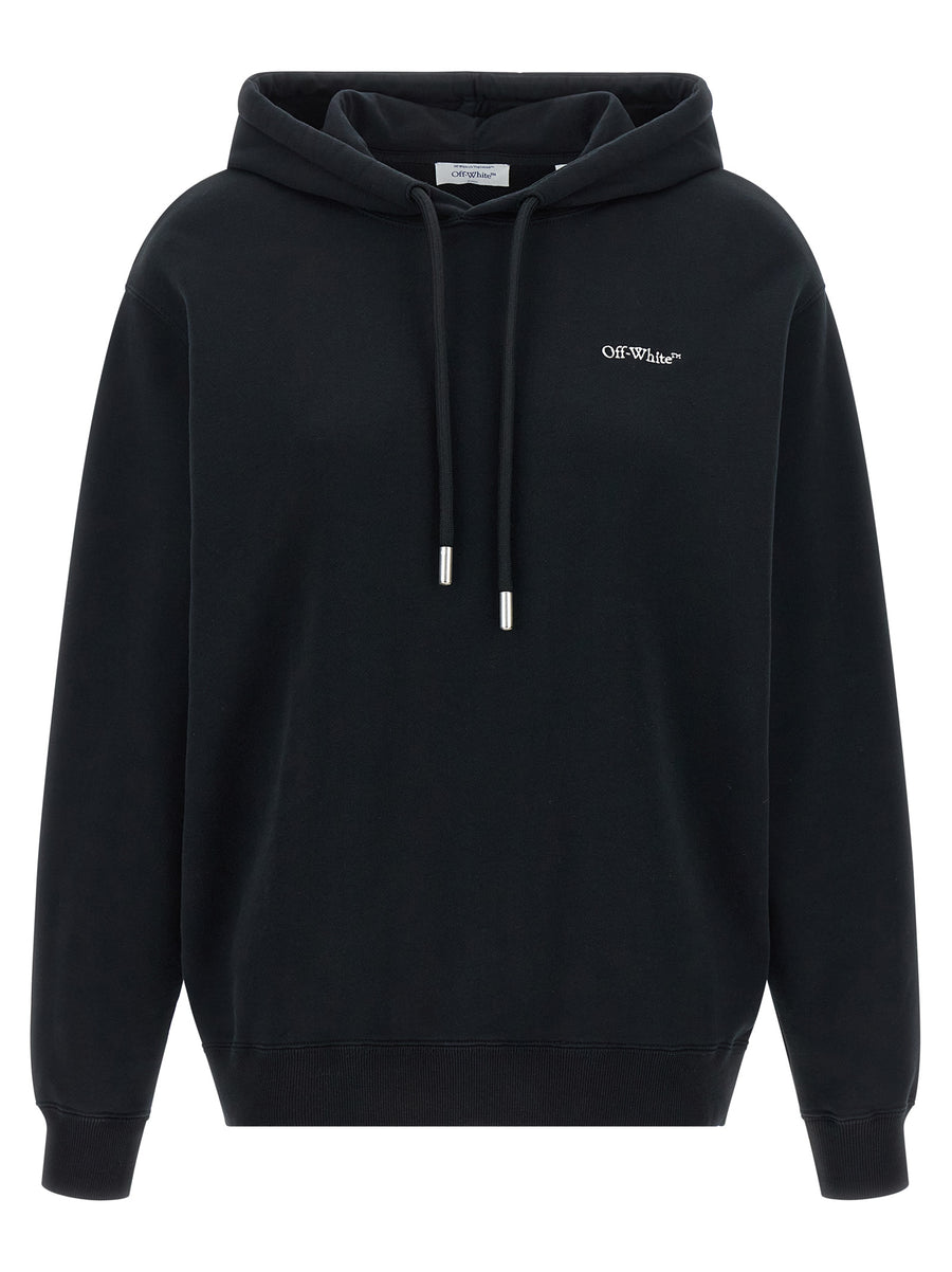 Off-White Cotton hoodie in black