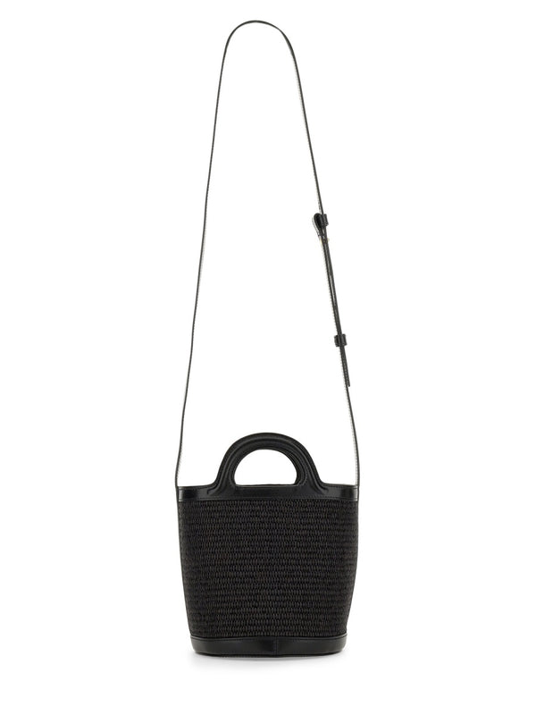 Tropicalia Micro Bag Black Body: Cotton Shoulder