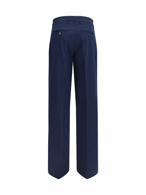 Trousers Niki Blue Cotton