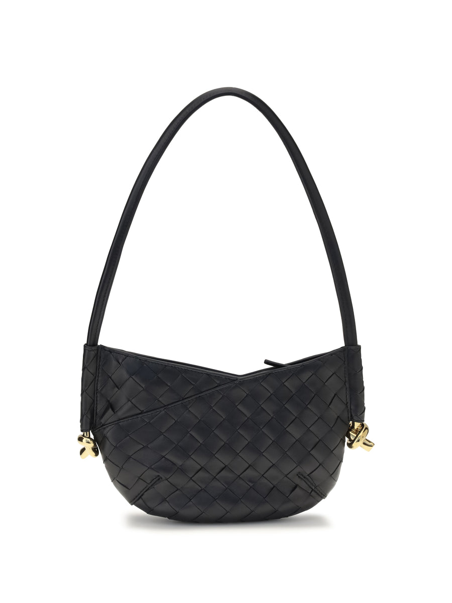 Shoulder Bag Mini Solstice Navy Lambskin Leather