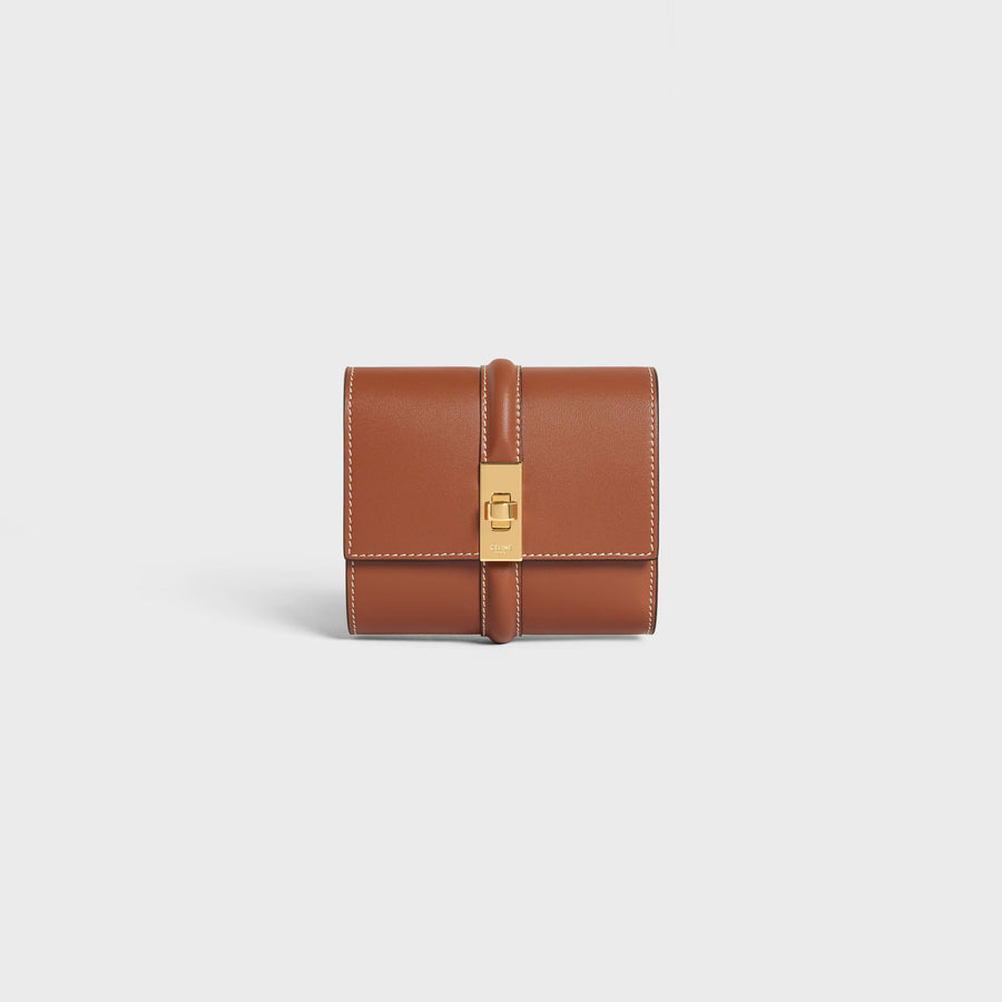 Celine Leather wallet in brown