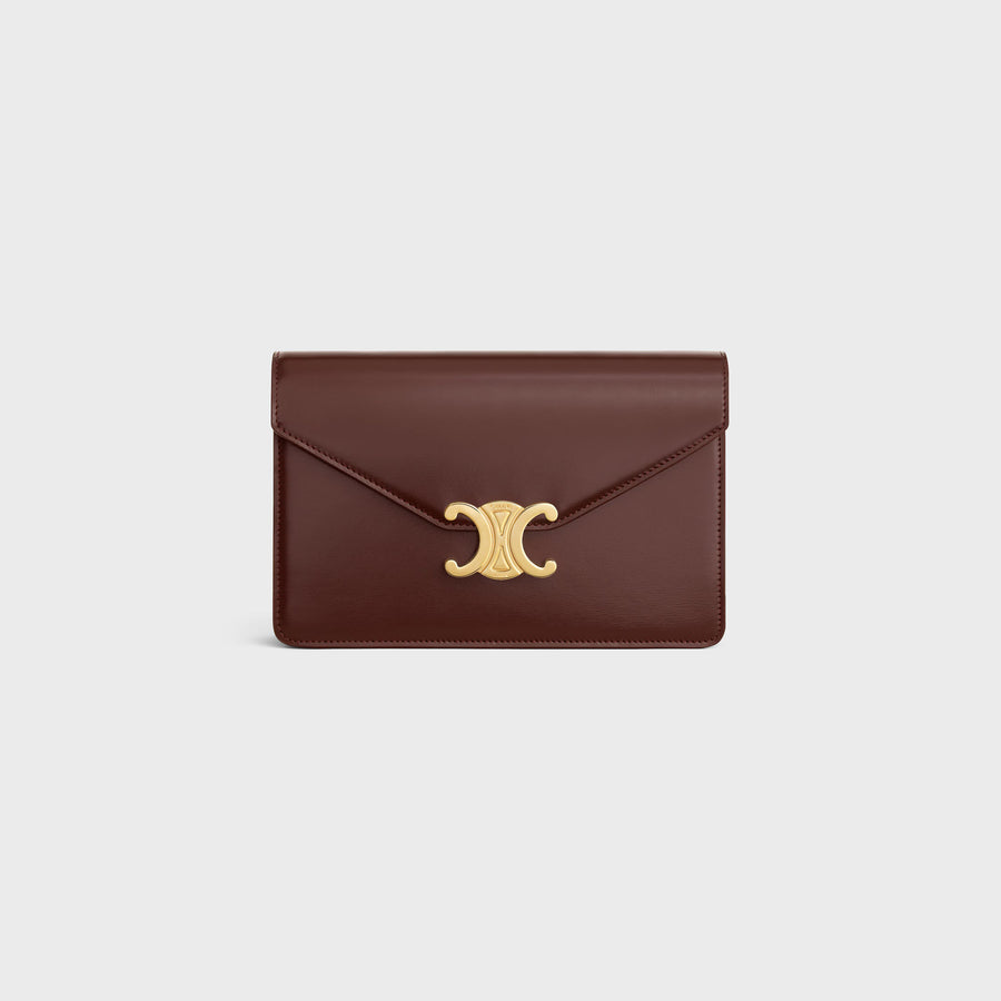 Celine Calfskin wallet in brown