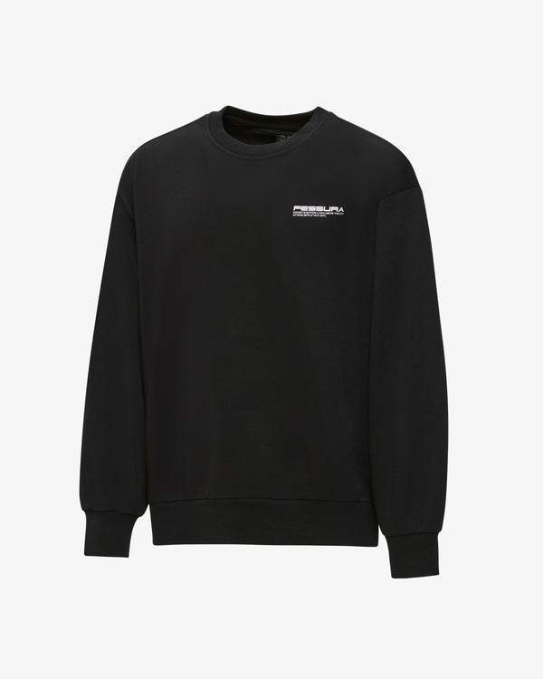 Fessura Italia Cotton sweatshirt in black