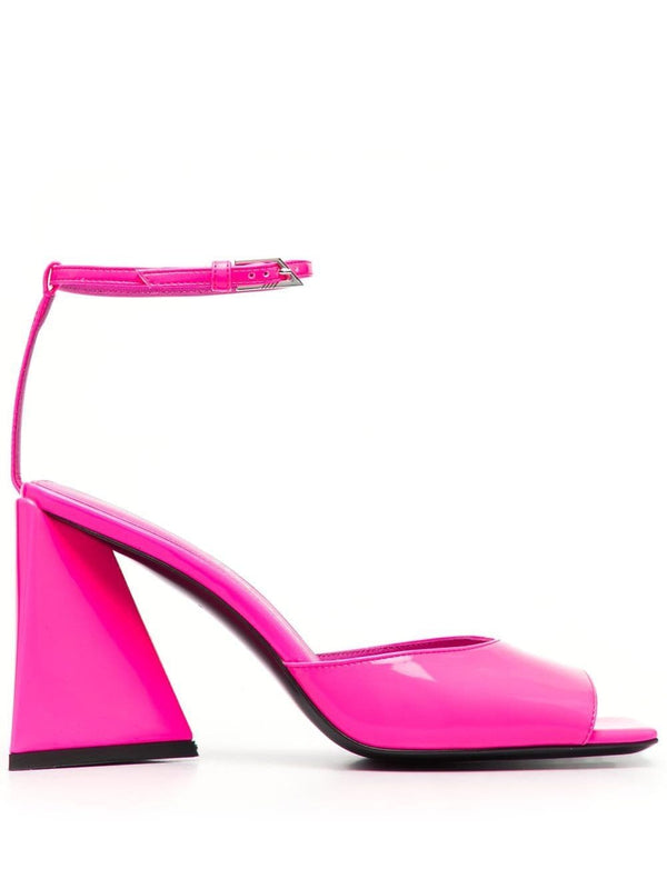The Attico heel sandal in magenta