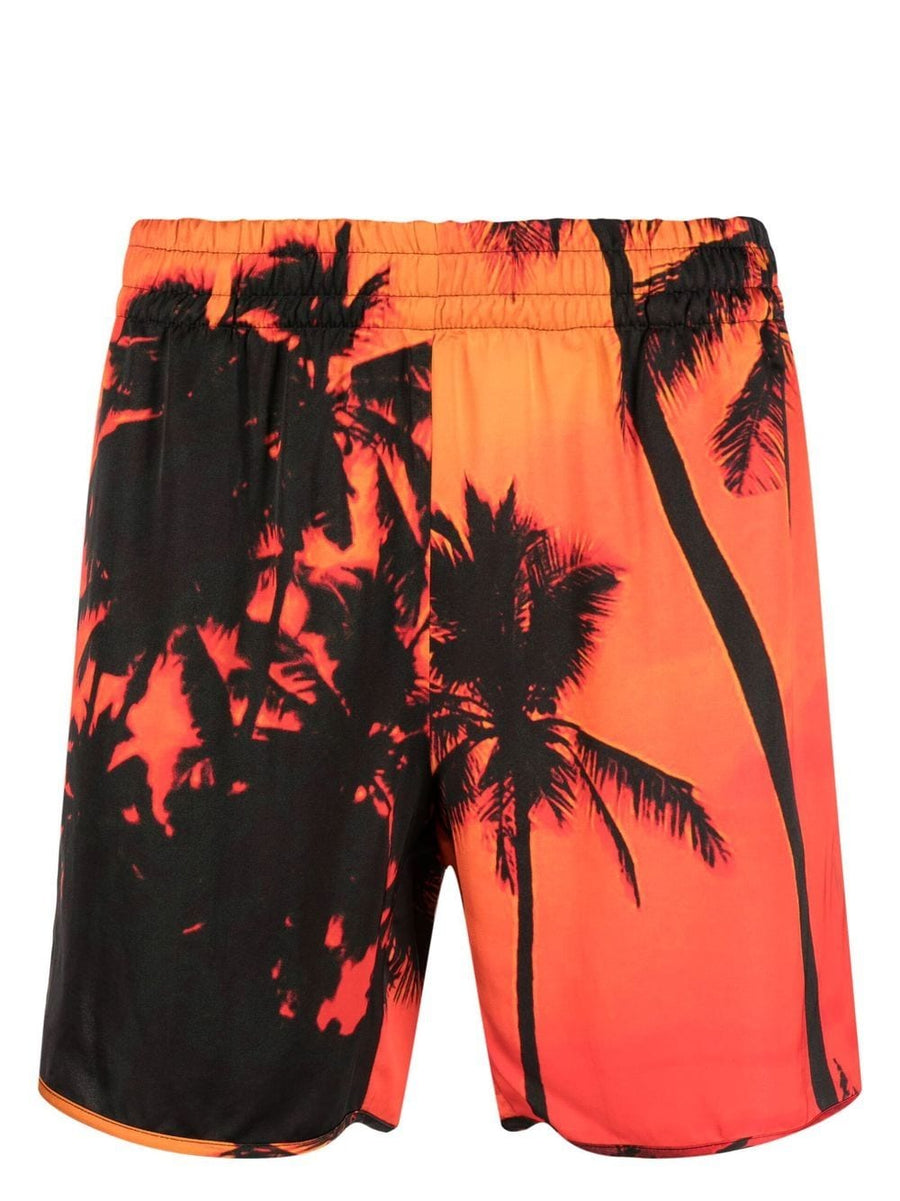 شورت سباحة بنقشة النخيل Blue Sky Inn شورت — برتقالي