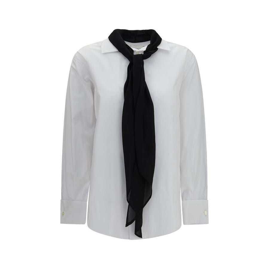 Sacai 65% Polyester 35% Cotton shirt in white