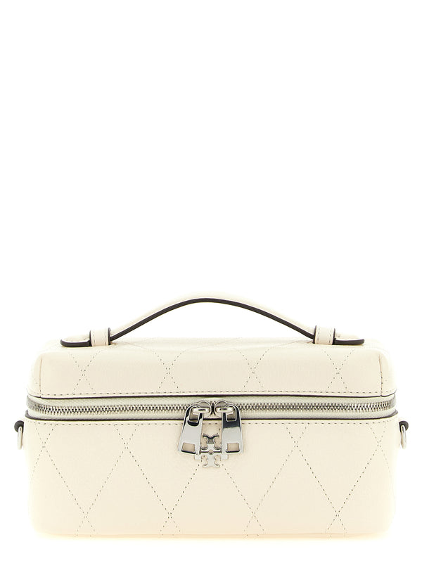 Tory Burch 100% cowhide top handle bag in white