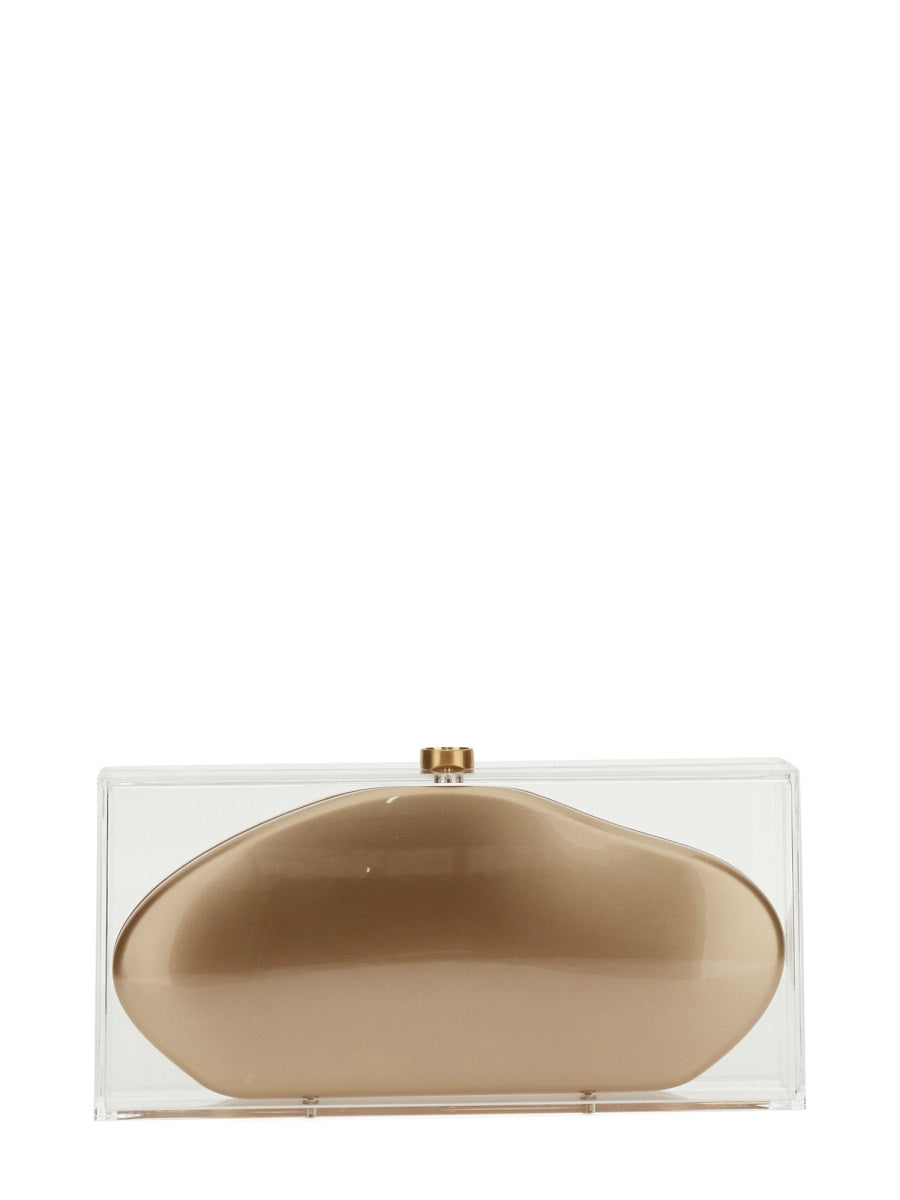 Pochette Annika Silver Acrylic; Lining: Polyester Clutch Bags