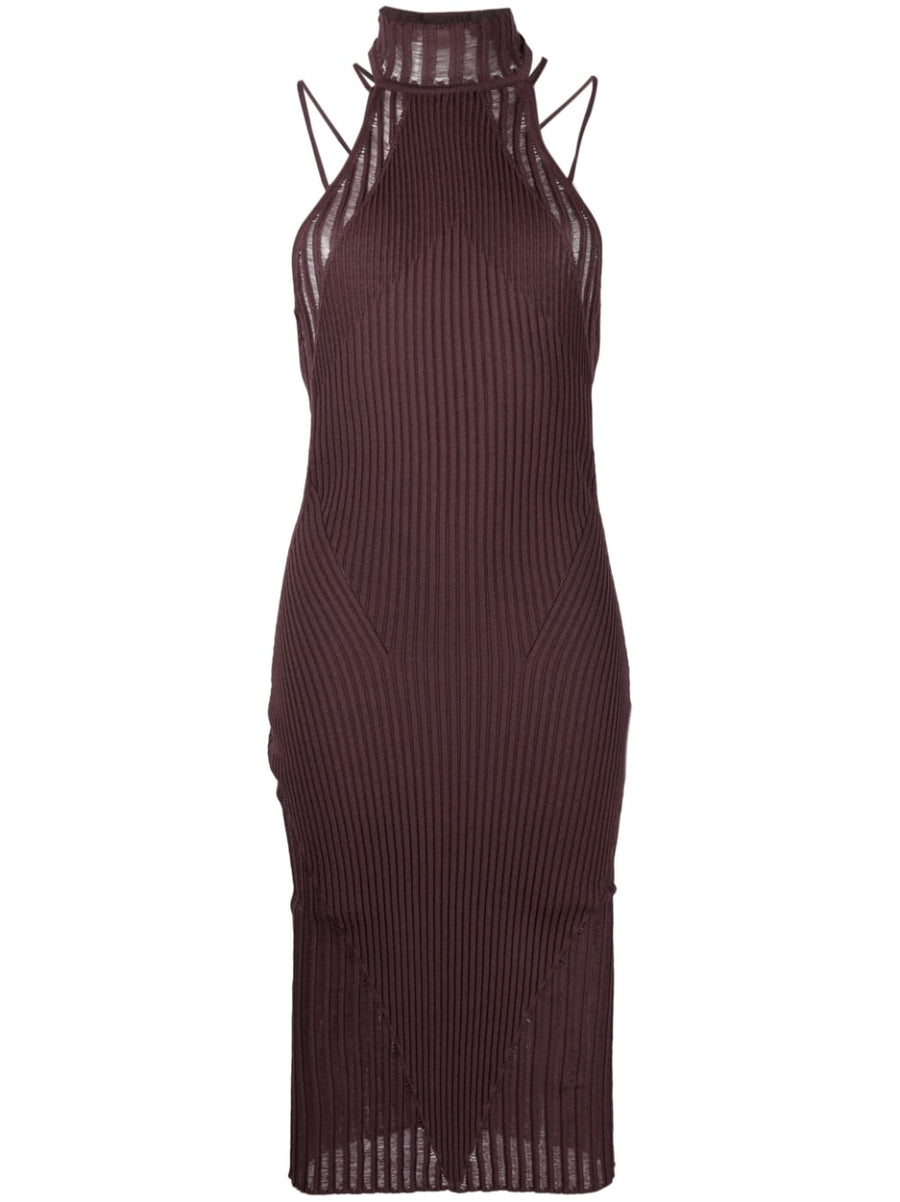 AndreĀdamo AndreÄdamo Ribbed midi dress