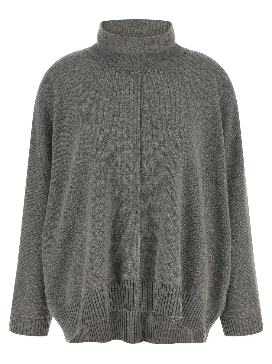 Alberta Ferretti 70% Cashmere sweater in gray
