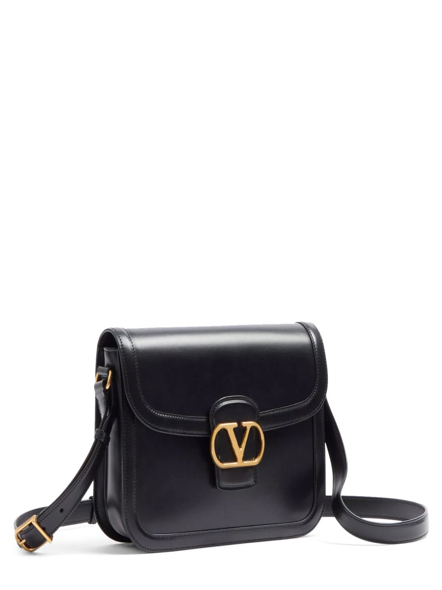 9to5 Shoulder Bag Black Calf Leather