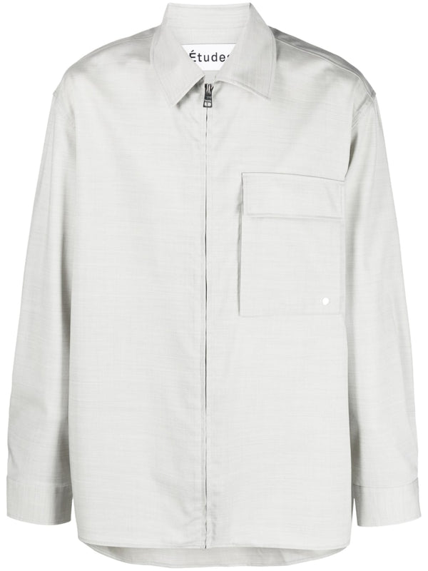 Études Ãtudes Wool blend shirt