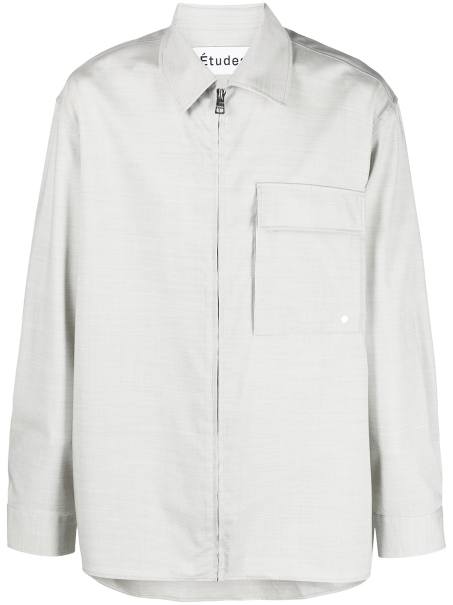 Études Ãtudes Wool blend shirt