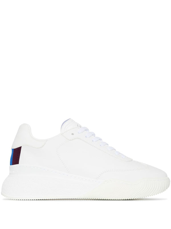 Stella McCartney Faux leather sneaker in white