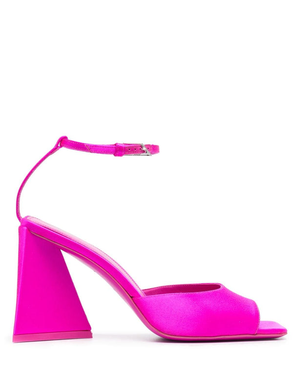 The Attico sandal in magenta