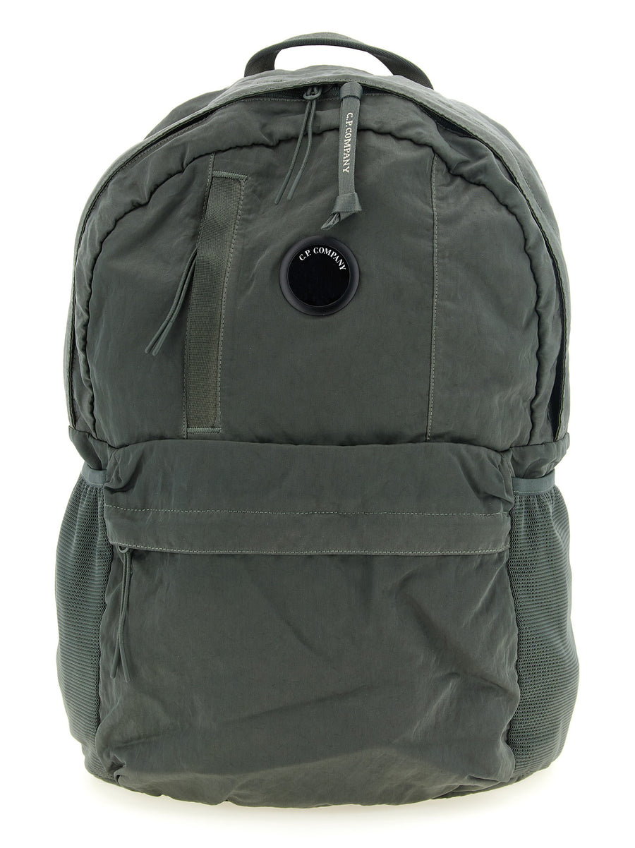 C.P. Company 100% polyamide backpack in green