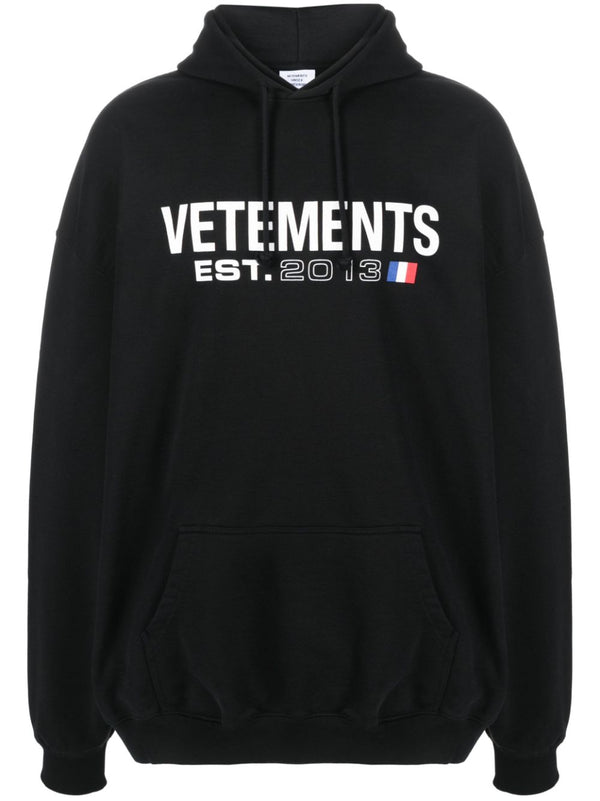 Vetements hoodie in black