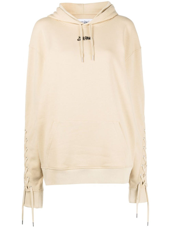 Jean Paul Gaultier Logo cotton hoodie