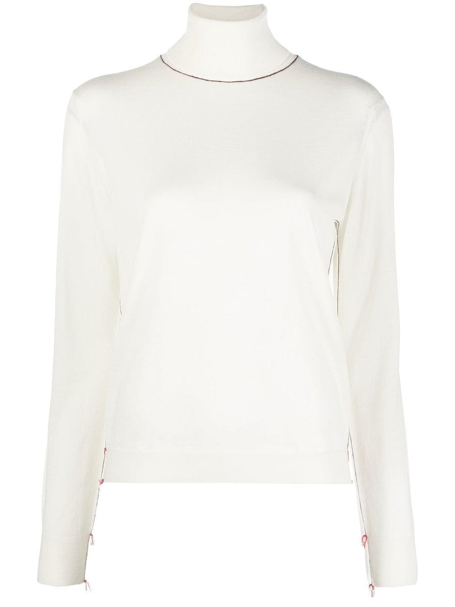 Maison Margiela Work-In-Progress high-neck jumper
