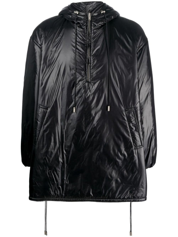 Saint Laurent Nylon coat in black