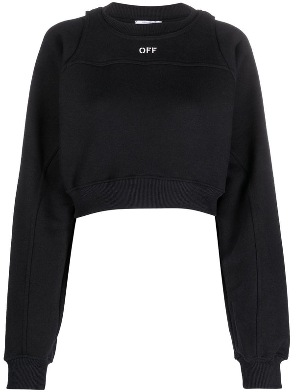Off White sweatshirt in black