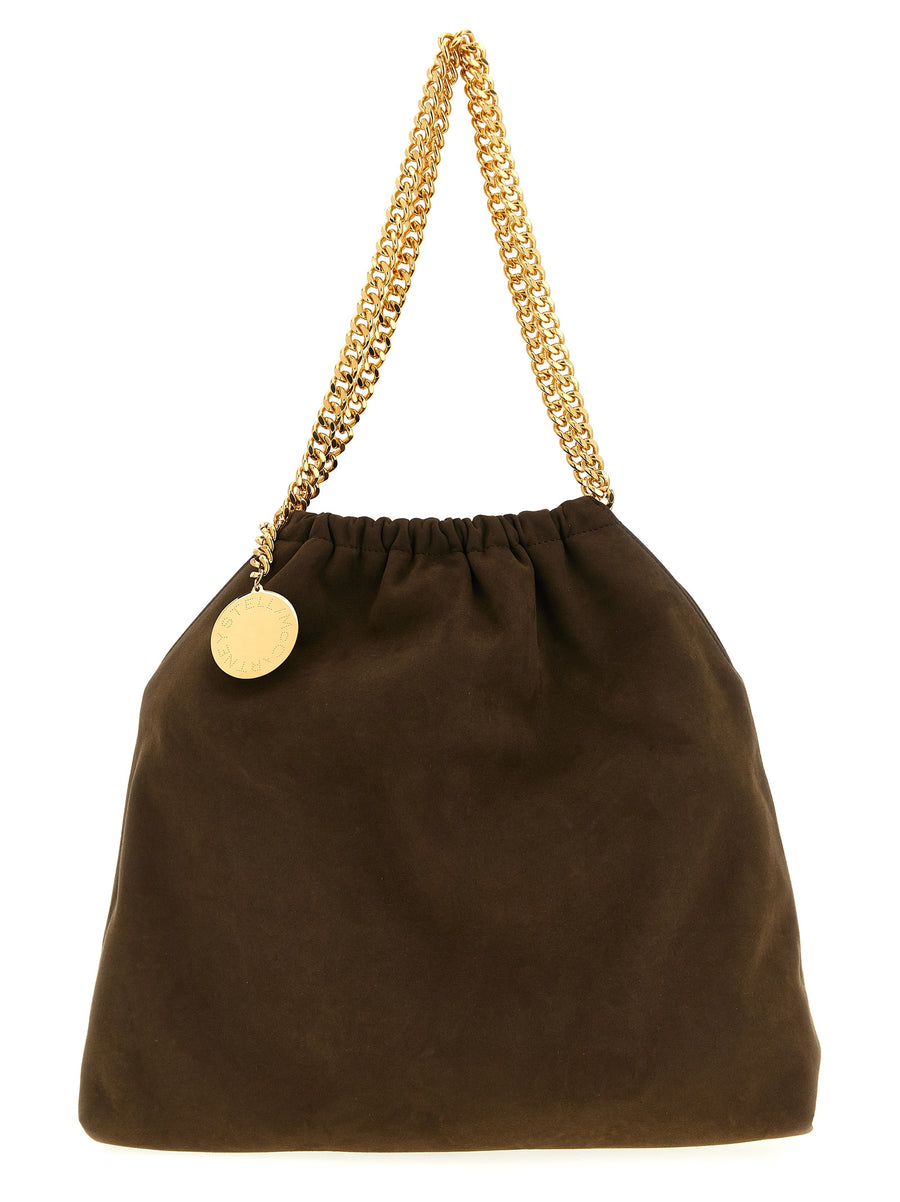 Stella McCartney 100% polyester shoulder bag in brown