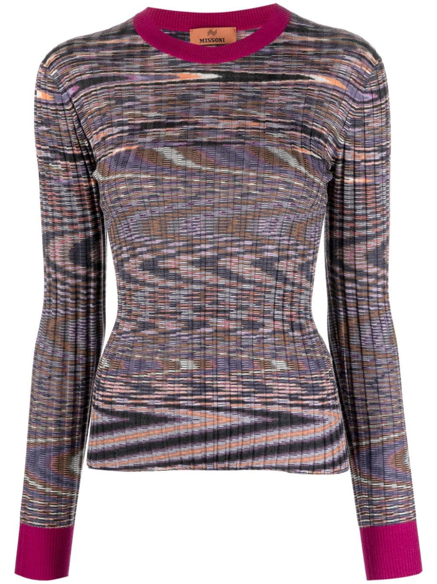 Missoni Cashmere-Silk Blend Sweater — multicolour