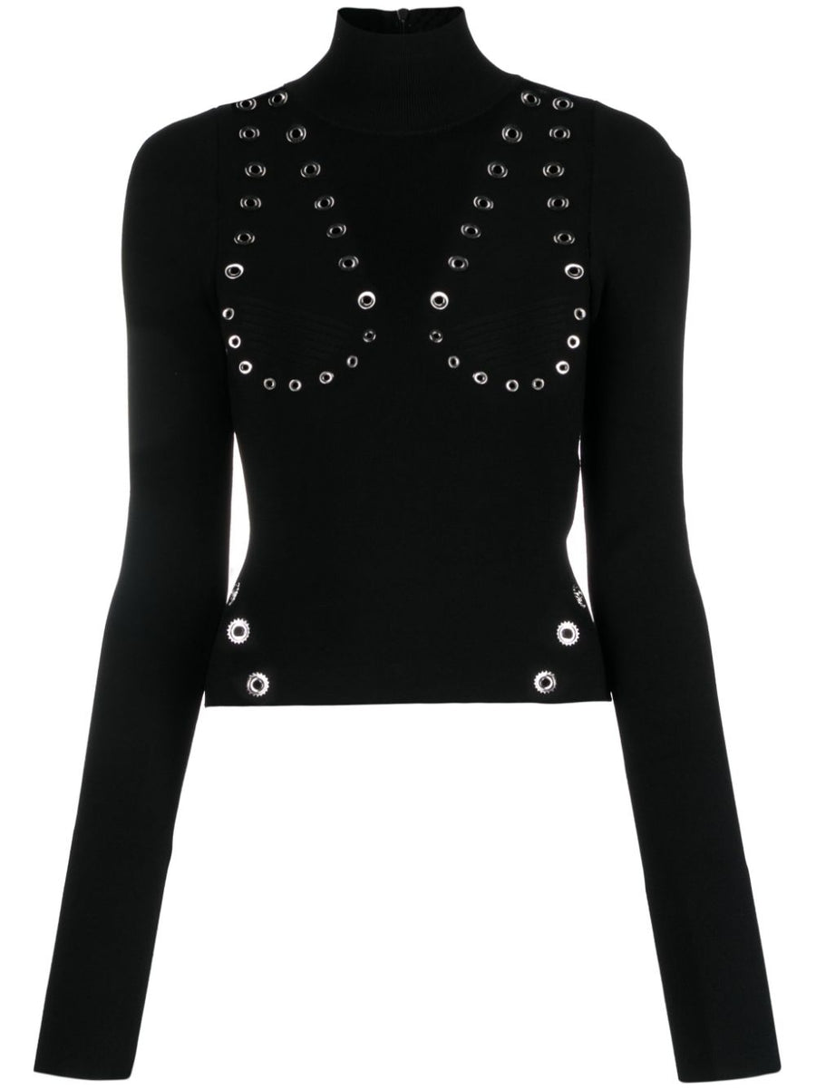 Off White Fashion High neck viscose sweater
