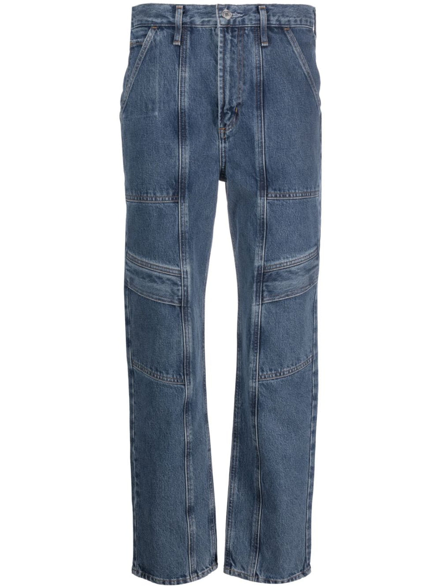 Agolde Pre Organic Cotton Cargo Jeans — Blue