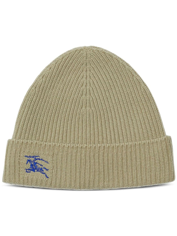 Burberry Wool and cashmere blend beanie in taupe